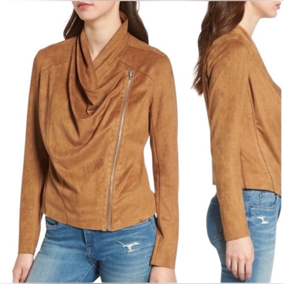 Blank NYC Jackets & Blazers - Blank NYC Tan Suede Jacket